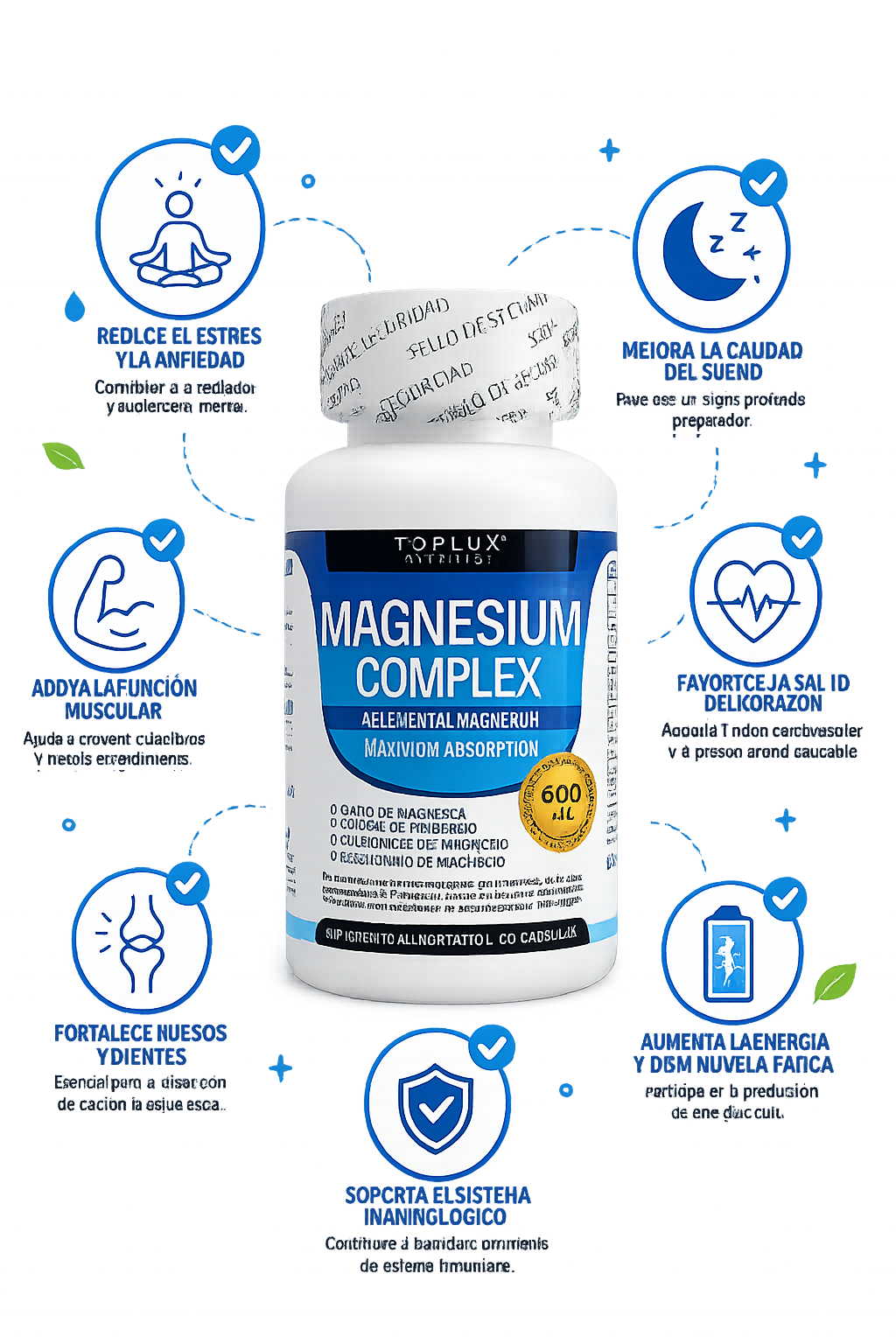 MAGNESIUM COMPLEX – 4 FUENTES DE MAGNESIO PARA UN BIENESTAR COMPLETO