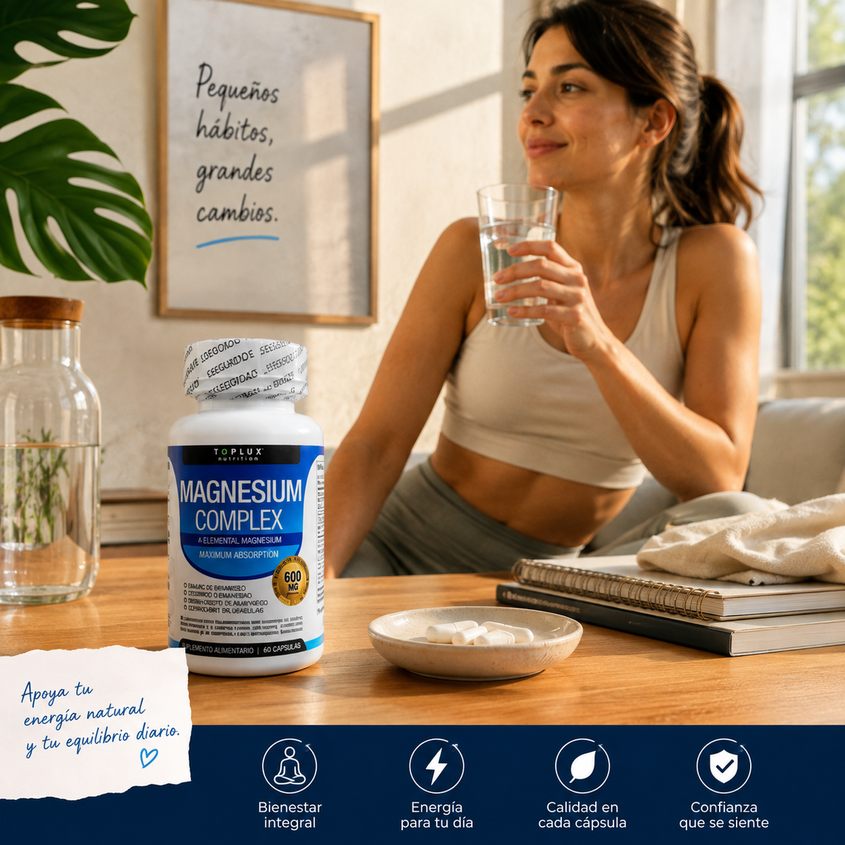 MAGNESIUM COMPLEX – 4 FUENTES DE MAGNESIO PARA UN BIENESTAR COMPLETO