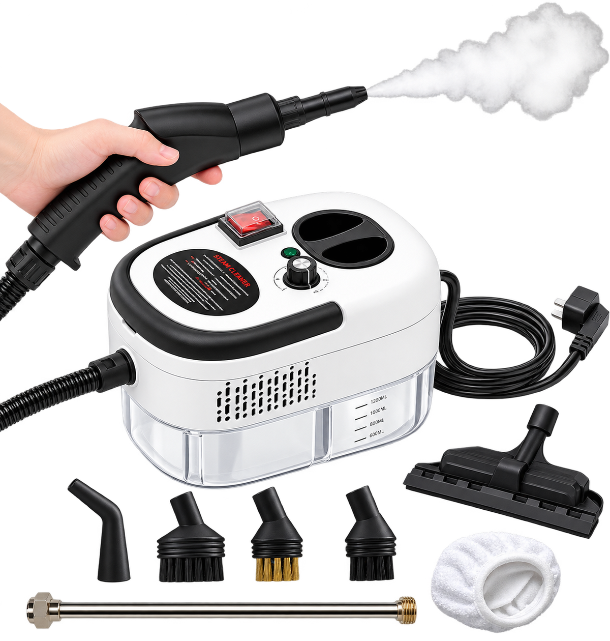 Limpiador A Vapor Presion - Portatil 2500w