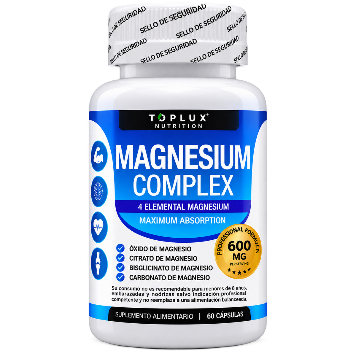 MAGNESIUM COMPLEX – 4 FUENTES DE MAGNESIO PARA UN BIENESTAR COMPLETO