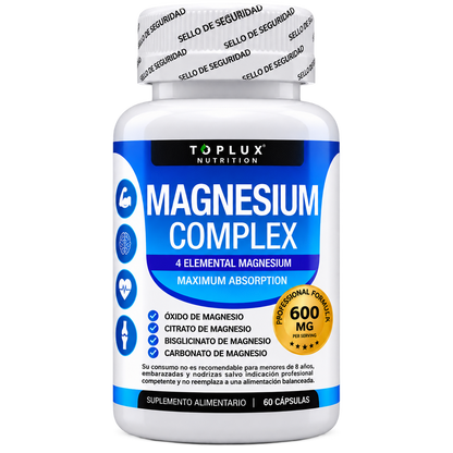 MAGNESIUM COMPLEX – 4 FUENTES DE MAGNESIO PARA UN BIENESTAR COMPLETO