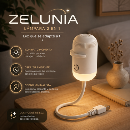 ZELUNIA – Mini Proyector de Estrellas USB